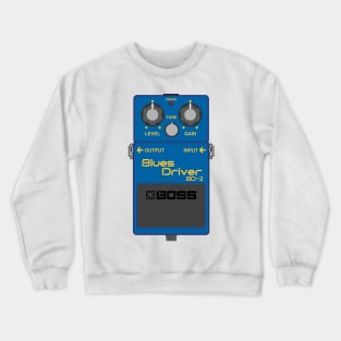 Boss BD-2 Blues Driver Guitar Effect Pedal Crewneck Sweatshirt